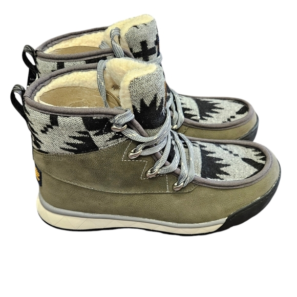 Pendleton Torngat Trail Leather Insulated Hiking Boots Spider Rock Womens NEW - Picture 2 of 8